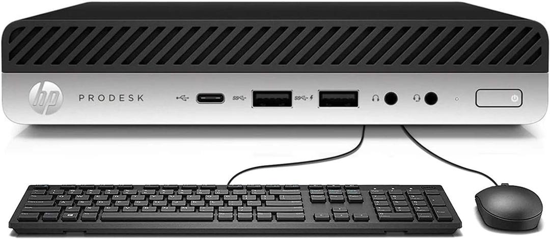 HP EliteDesk 800 G3 Mini Business Desktop Computer, Intel Quad-Core i3-6100 3.2Ghz Performance PC, 8GB DDR4, 256GB SSD, DisplayPort, WiFi & Bluetooth, Windows 11 Professional 