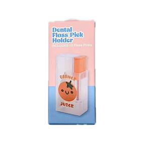 Dental Floss Pick Holder INCLUDES 10 Floss Picks