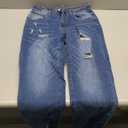 EVALESS Womens Jeans High Waisted Stretchy Ripped Distressed Tummy Control Straight Ankle Jean for Women Trendy 2025 (8, Blue)