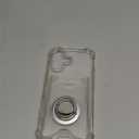 Shields Up Designed for iPhone 17 Case, Minimalist Wallet Case with Card Holder (3 Cards) & Ring Stand/Kickstand, [Drop Protection] Slim Protective Cover for iPhone 17 (6.3 inch) - Clear