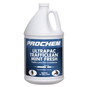 Prochem Ultrapac Trafficlean Mint Fresh Carpet Cleaning Solution Professional Traffic Lane Pre-Conditioner, 1 Gal., 4 Pk (128 Fl Oz (Pack of 4))