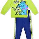 Disney Monsters Inc. Sully and Mike Boys Long Sleeve Shirt and Pants Set for Toddler and Little Kids Size 4T