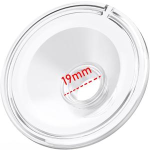 1Pcs Silicone Flange 19mm Compatible with Momcozy S12 Pro/S9 Pro/TSRETE S12/kmaier S12 Breast PumpFlange Wearable Breast Pump Replacement Accessories,Shield 19mm Flange Parts