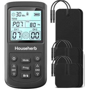 TENS Unit Muscle Stimulator for Pain Relief, 3-in-1 EMS TENS Machine with 28 Modes, 40 Intensity Levels, Dual Channel Rechargeable Massager with 8 Pads for Back, Neck, Shoulder, Sciatica