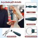 8 Pcs Teacher Appreciation Gifts Bulk for Women Men Thank You Keychains Birthday Back to School Graduation Gifts for Teachers Appreciation Keychain from Students