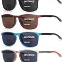 BLOEXCLU Bifocal Reading Sunglasses for Men UV400 Protection Outdoor Bifocals Sun Readers Men Women Reading Glasses 2.5