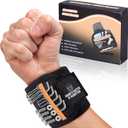 Wristband for Holding Screws Nails, Drill Bits Tool Belts for Men,Durable Nylon Gadgets for Men,Stocking Stuffs Gifts for Dad, Husband,Friends(Txet:MAGN MASTER OF MAGN)