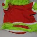 Abbylike Dog Christmas Outfit Holiday Pet Character Green Hoodie Shirt with Hat for Dogs and Cats Christmas Pet Clothes Cute Dog Christmas Outfit Cosplay Party as Shown(Classic, XL) (XL(Neck:17.32" Chest:22.04" Back :16.53"))