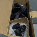 Tossbiss Laptop Tripod on Wheels with 2 Shelves, Portable Projector Floor Stand Adjustable Height 25.9 to 51.8 Inch with Phone Holder