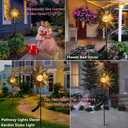 TAKE ME Sun Solar Lights Outdoor Waterproof Metal Garden Stakes for Patio Yard Walkway LawnPatio Mothers Gifts Mom Wife Grandma (Sun)