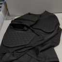 Youth Football Padded Shirt, Chest Rib Protector, Compression Padded Vest with 5-Pad for Sports Paintball Football Baseball Lacrosse (Medium)