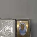 Pofectsty 2.5x3.5 Inch Gold Mini Metal Picture Frame Set, Set of 3 Small Picture Frame with Picture Storage Behind, 2 1/2x3 1/2 Inch Small Picture frame Rectangle (Gold)