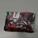 Meseey 12 Pcs Burgundy Velvet Bows with Twist Tie 3.5 Inch Pre-Tied Vintage Christmas Velvet Ribbon Bows for Treat Bags Gift Wrapping Basket Wedding Baby Shower Brithday Party