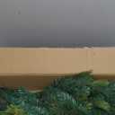 2 Pack 3.5 FT Artificial PE Fraser Fir Christmas Entrance Tree with 50 Multi Color Change Light 8 Mode Remote Control Realistic-Feel Xmas Tree Decor Battery Operated for Porch Front Door Home