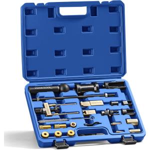Fuel Injector Removal Puller Kit Injector Seal Install Tool Compatible with VW TDi 4 Cyl 8V 16V Diesel, Replacement for VW Audi1.2 1.4 1.6 1.8 2.0 2.7 3.0 3.2 3.6 V6 4.2 V8 FSI TSI TFSI Petrol