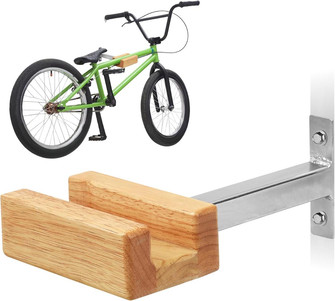 IMPRESA Bike Wall Mount for Stylish Storage  Urban Indoor Rack to Save Apartment Space  Heavy-Duty Bike Mount for Vertical or Horizontal Hanging