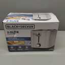 BLACK+DECKER 2-Slice Toaster with 7 Toast Shade Settings, Extra-Wide Slots for Bagels, Stainless Steel Exterior Finish