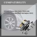 Vurkcy Front Left/Right Wheel Bearing Hubs Assembly Compatible with Nissan Altima 2007-2012 (2.5L 4-Cylinder Models Only), 5 Lugs w/ABS, Replaces 513294, 1PCS