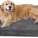 Dog Bed for X Large Dog - Orthopedic Pet Beds with Memory Foam, Waterproof Removable Washable Cover with Non-Slip Bottom, Grey, 41" L x 27" W x 3" H (
Grey
)