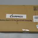 Green Screen Backdrop with Stand, 8 x 7.2ft Portable Greenscreen Background with Stand, T-Shape Green Screen Stand kit with 6 Spring Clamps, Sandbag, Carry Bag for Zoom, Video