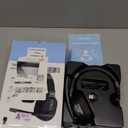 TECKNET Trucker Bluetooth Headset, Stable V5.2 & USB Dongle Connection, 70h Wireless Bluetooth Headsets with Mic and Mute, ENC Noise Canceling, Headset for Truck Drivers, Cell Phone, PC Comfort Office (Black - Non removable)