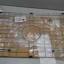 Sink Rack for Bottom of Sink (24 x 12 Inch), Center Drain