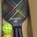 Pickleball Paddles Set of 2 with 4 Balls – High-Performance Face & Comfortable Grip, Optimized Design & Materials for All Levels – USAPA Approved (Vector X)