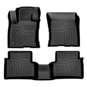 Mixsuper Bronco Sport Floor mats-Floor mat for Ford Bronco Sport 2021-2026,All Weather TPE Rubber Floor Liners Protection for Bronco Sport Accessories,2 Row Anti-Slip Car Mats, Black