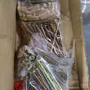 KEIKI Twin XL Over Queen Bunk Bed, Kids Wooden Floor Bed Frame with Ladder & Guardrail, Convertible to 2 Separated Teens Beds Frames, Upper Bedframe No Spring Box Needed, Easy Assembly, Brown