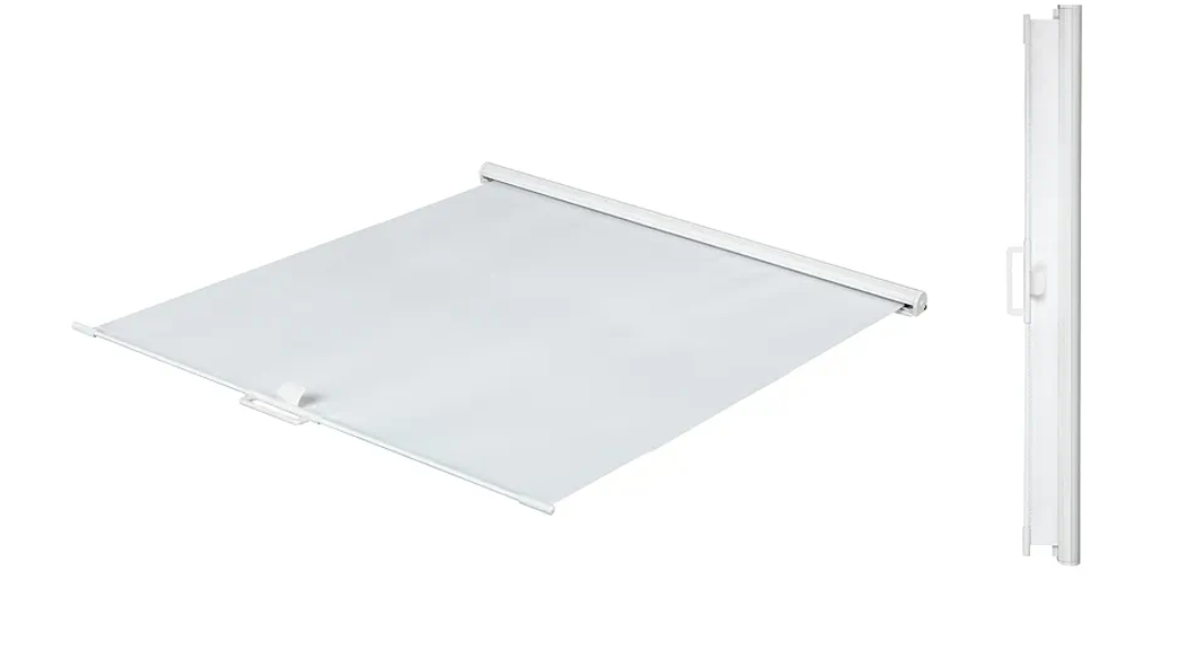 Sun Shade Retractable White For 14" x 14" RV Roof Vent Fan