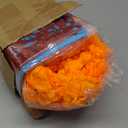 Geosar 118 Pcs Mexican Party Decorations Include Marigold Flowers Dia De Los Muertos Banner for Day of The Dead Cinco De Mayo Mexican Fiesta Party Diwali Supplies, (Orange and Yellow)