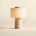 BSOD Travertine Lamp, Rechargeable 10 Inch Stone Table Lamp Marble Wabi Sabi Light Fixture Cordless Touch Dimmable LED Decor for Console, Side, Entryway, Foyer, Counter(Rechargeable Travertine Lamp)