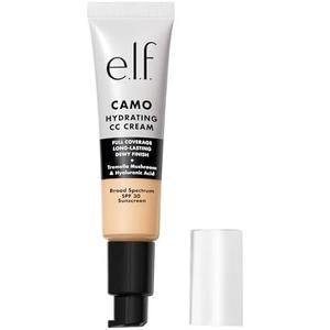 e.l.f. Hydrating Camo CC Cream, SPF 30, Color Correcting Full Coverage Foundation For A Dewy Finish, Vegan & Cruelty-Free, Fair 125 C