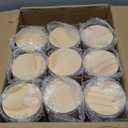 SHOWIN 14 OZ Thick Candle Jars for Making Candles 12 Pcs, 3 Wick Empty Jars with Wood Lids for Candle Making, Sample Container,Matte White