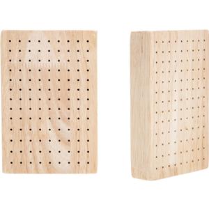 EXCEART 2 Pack Clay Figure Wooden Plug Board Portable Figure Bracket Board for Sculpting Drying Storage and Display of Figurines Pottery Sculpture Tools 5.90 X 3.93 X 0.70 in