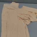 OVERWORETY Cold Shoulder Tops Women's Plus Size Tunics Bell Sleeve Casual Loose Tee T-Shirts (4X, Beige)