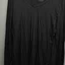 5 Pack Women's Long Sleeve Under Scrubs V Neck Fitted Undershirts Basic Layering Tops for Nurse (Black)