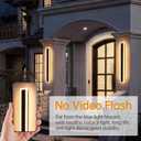 2Pack 39inch Outdoor LED Wall Light, 30W 110V Hardwired Long LED Wall Sconce, IP65 Waterproof Modern Light Fixture with Frosted Acrylic, 3000K Warm White Wall Lighting for Porch Garage House Exterior