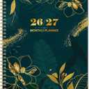 2026-2027 Monthly Planner - 2 Year Monthly Planner from January 2026 - December 2027, 9" x 11", 2026 Planners with Inner Pocket, Coated Tabs, Holidays Review