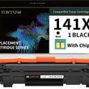 JINTUM 141X Compatible Toner Cartridge Replacement for HP 141X Black Toner Cartridge for HP W1410X Works with HP M110w, MFP M140w, MFP M139w Printers (with Chip)