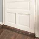 Simply Genius Cold Weather 36 Inch Door Snake - Draft Stopper & Wind Blocker for Front Door (2 Pack) - Brown Draft Guard