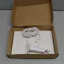 Ring Doorbell Solar Charger, Compatible with Ring Video Doorbell 3/3+/4, Battery Video Doorbell Plus, 13ft Waterproof Charging Cable, 5V6W Fast Charging (White)