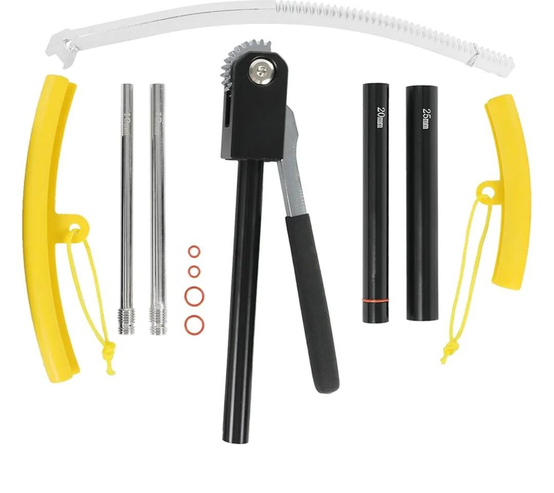 Dirt Bike Tire Changing Tool Kit Fits for Motocross Enduro Dirt Bike 16" to 21" Wheels, Portable Tire Changer Includes with 15/17/20/25mm Axles