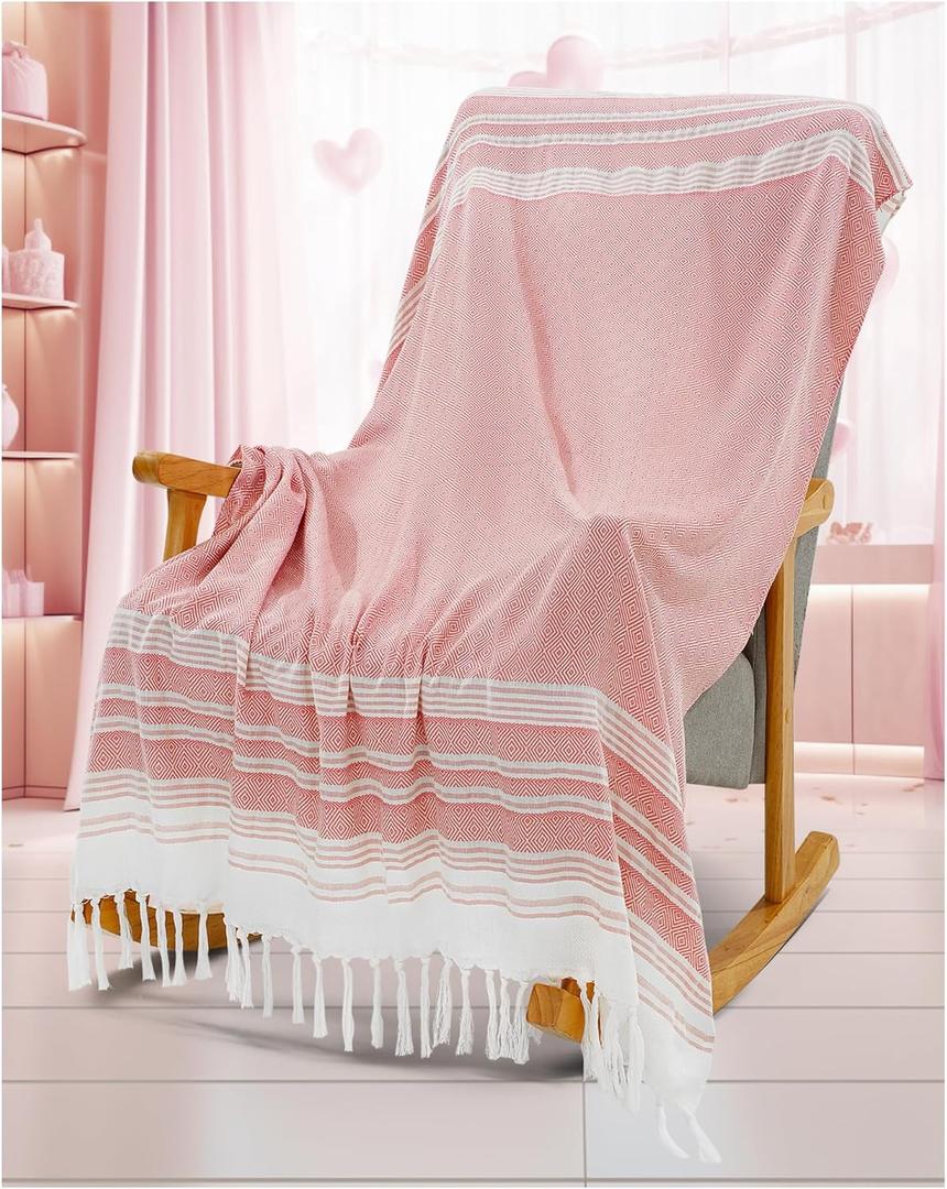 2 Pack Soft Throw Blankets Bedroom Decoration Living Room Accessories Sofa Couch Cover Apartment Essential Modern Scandinavian Nursery Hogar Decoration Teen Kawaii Clean Girls Student Nursery Decor