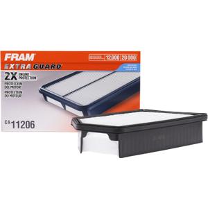 FRAM Extra Guard CA11206 Replacement Engine Air Filter for Select Hyundai and Kia Models, Provides Up to 12 Months or 12,000 Miles Filter Protection (One Size)