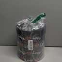 Hollyone Valentine Gift Box for Women Men with Lids Set of 3 Round Nesting Gift Boxes Cylinder for Presents 3 Assorted Size Flowers Arrangements Boxes for Giving Valentine Gifts Present Wrapping Black (Black and White)