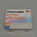 1ML Syringe, Lab Supplies Syringes 29G 1/2 Inch with Cover, Individually Wrapped, Pack of 100