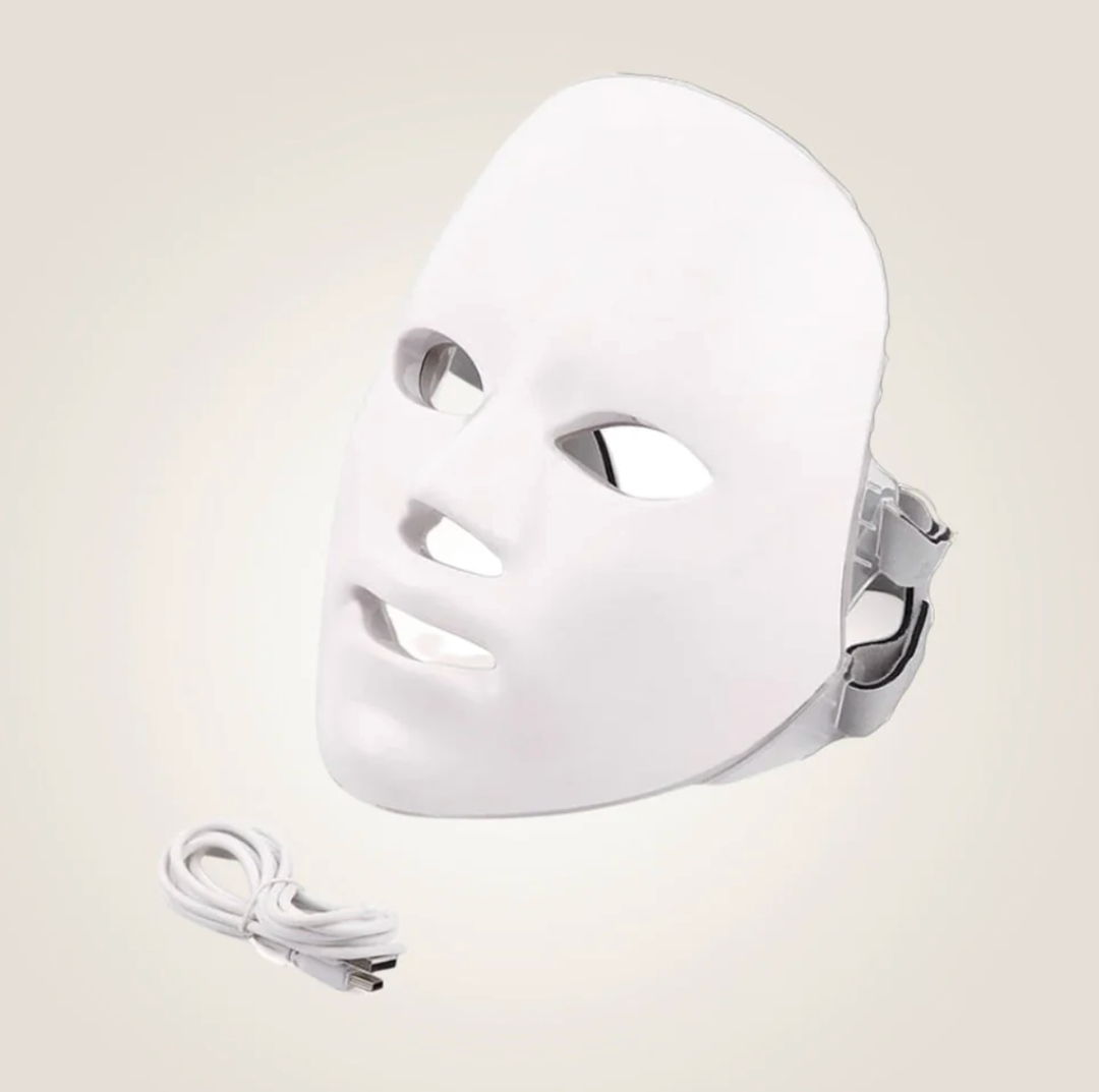 Red Light Mask for Face, 7 Modes Face Mask Light, 850nm Infrared & Red Light Masks, Light Skin Care At Home