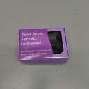 KooKaStyle Clip in Synthetic Hair Extensions Long Wavy 4PCS Thick Hairpieces Black Fiber Double Weft Natural Hair Extensions 24 Inch for Women