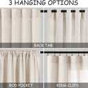 Beige Flax Linen Curtains 84 inches Long for Living Room 2 Panel Tan Burlap Textured Drapes Semi Sheer Privacy Khaki Window Curtain Country Rustic Farmhouse Canvas Cloth Curtain for Dinning Room